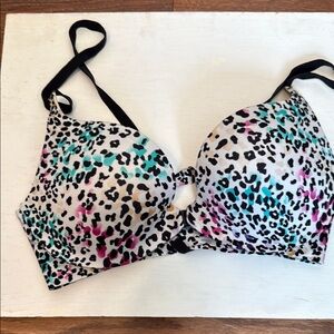 Victoria's Secret Multicolor Leopard Print Bra